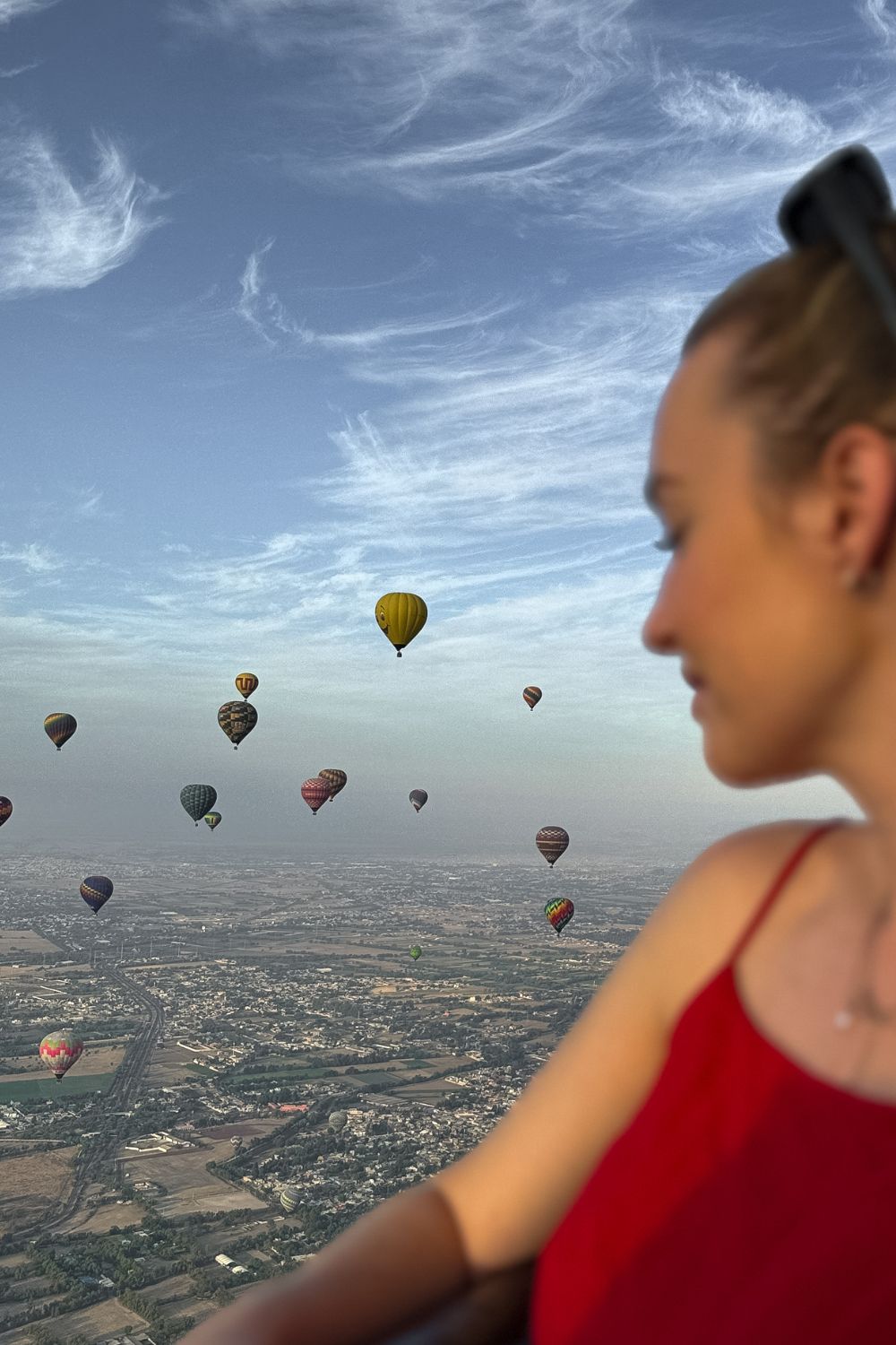 Mexico city hot air balloons