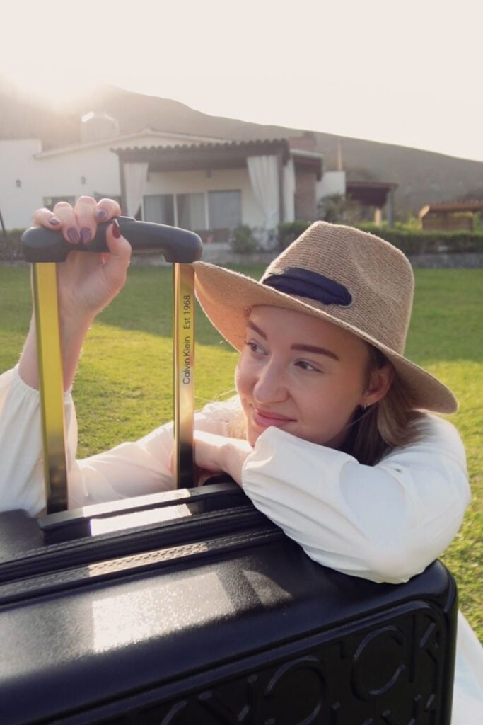 40 Stay Wild Travels Girl with a suitcase