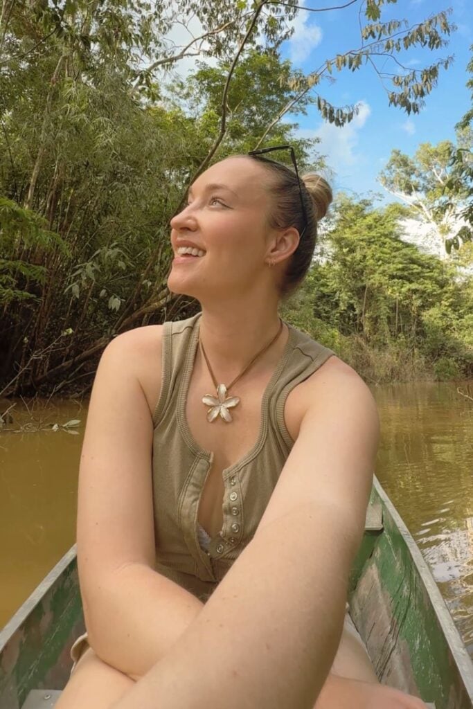 me in the Amazon jungle in Peru