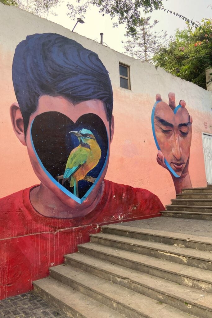 Street Art in Barranco in Lima, Peru