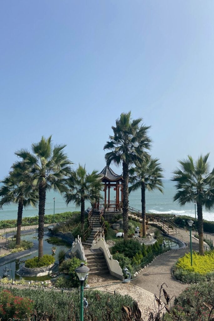 The Chinese Park in Lima, Peru