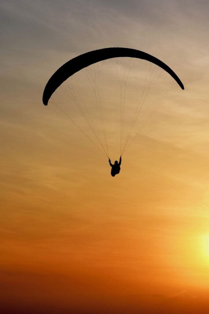 Paragliding along Lima coastline on a 10 day Peru itinerary