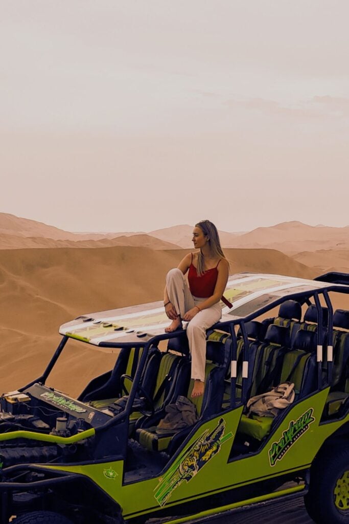 me on a sand dune buggy 