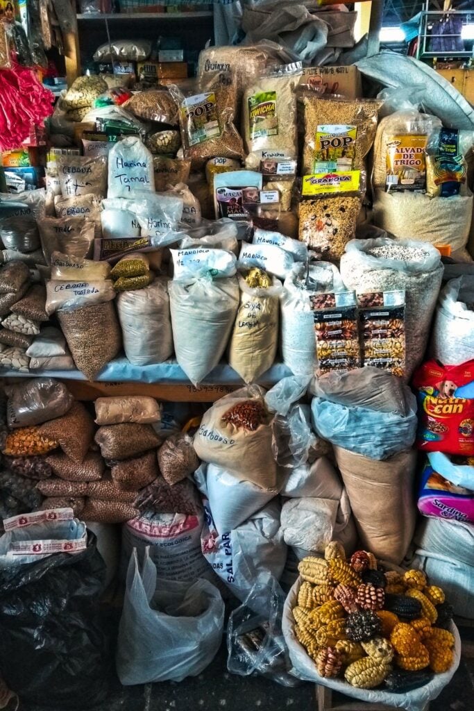 spices in San Pedro Market