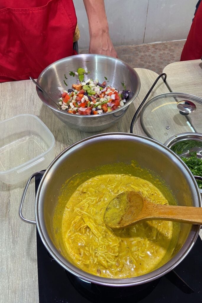 cooking class in Peru
