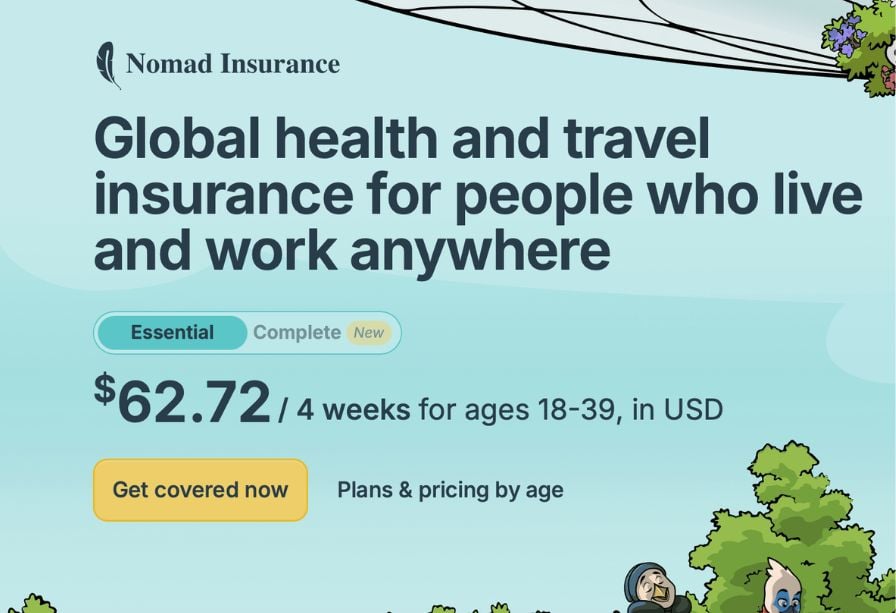 screenshot of SafetyWing pricing